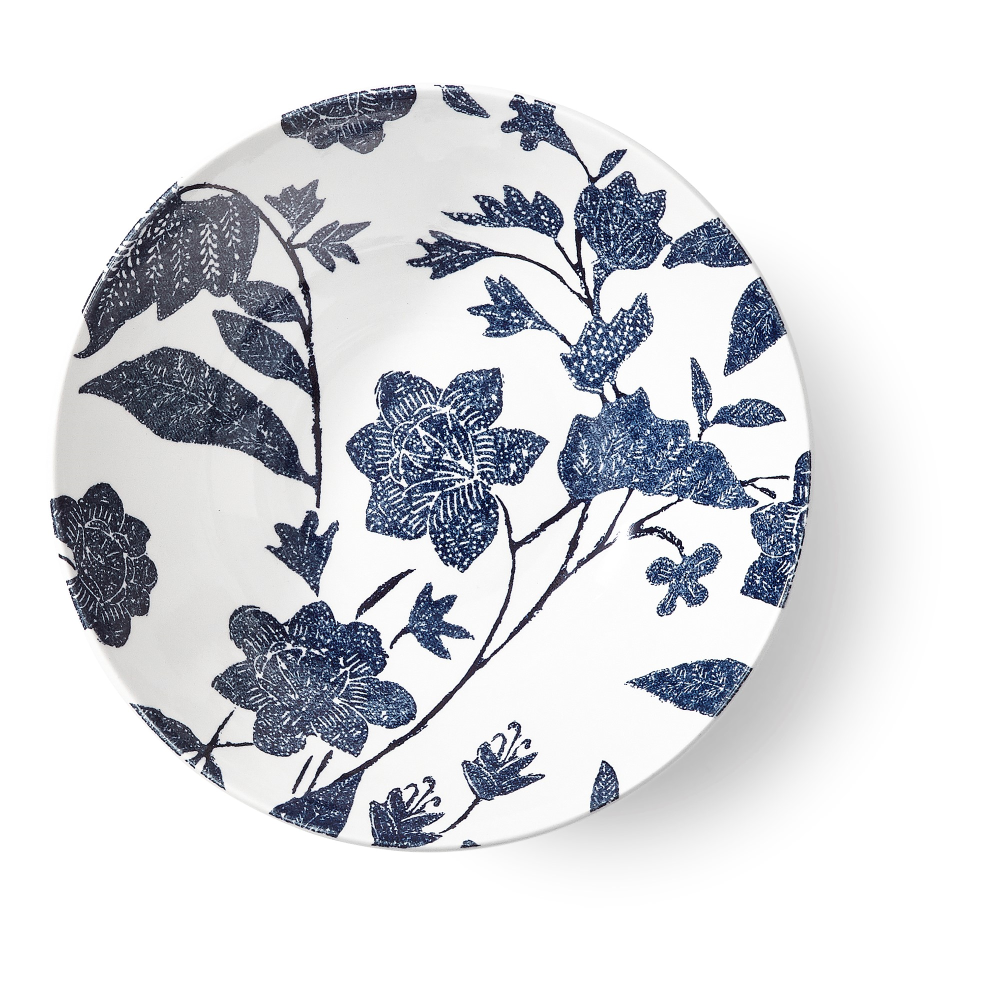 Burleigh - Garden Vine Cereal bowl, 17 x 5cm, Indigo-1