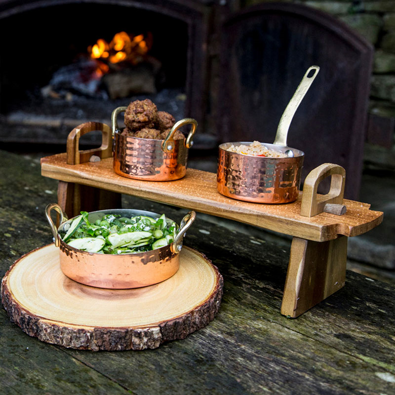 Antipasti platform platter, 37 x 12 x 13cm, acacia wood-2