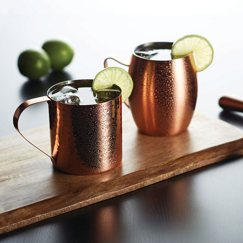 Moscow Mule Mug, 550ml, Double Walled Copper Finish-5