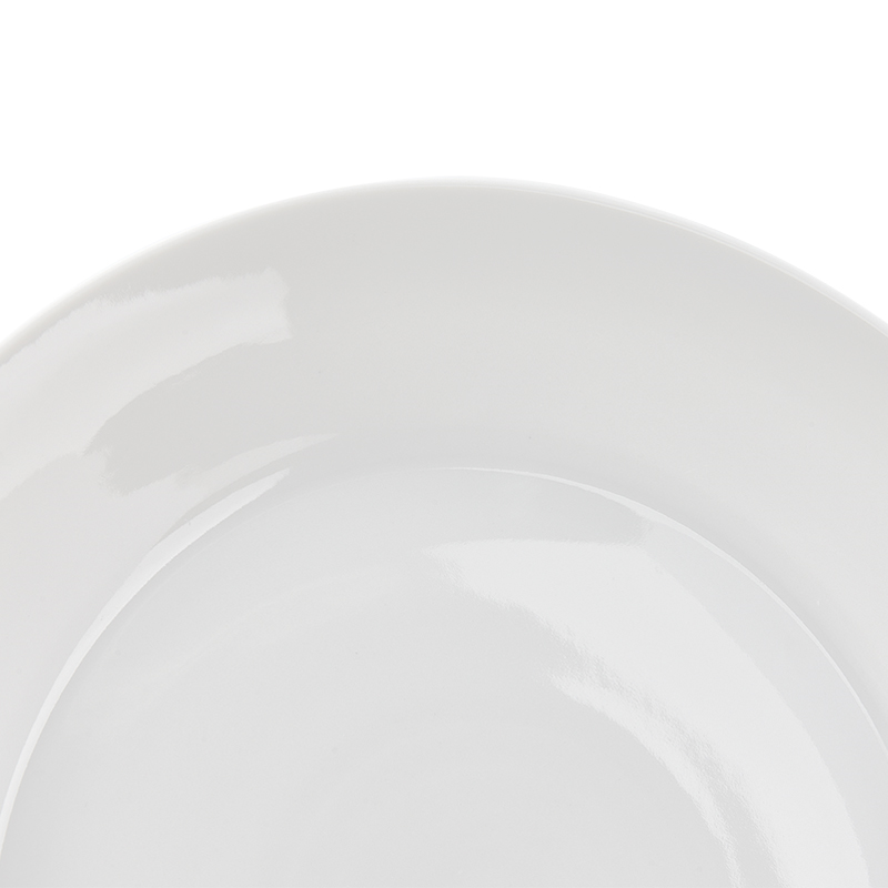 Pure Side Plates Set of 4, D23cm, White-2