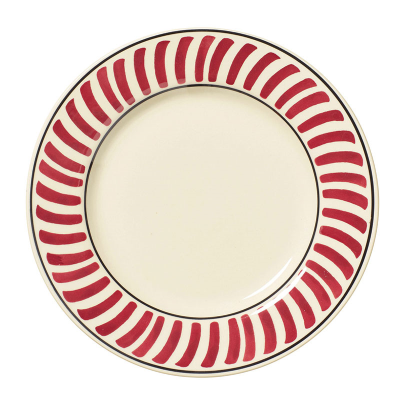 Kintaro Set of 4 Dinner Plates, D28cm, Cochineal-0