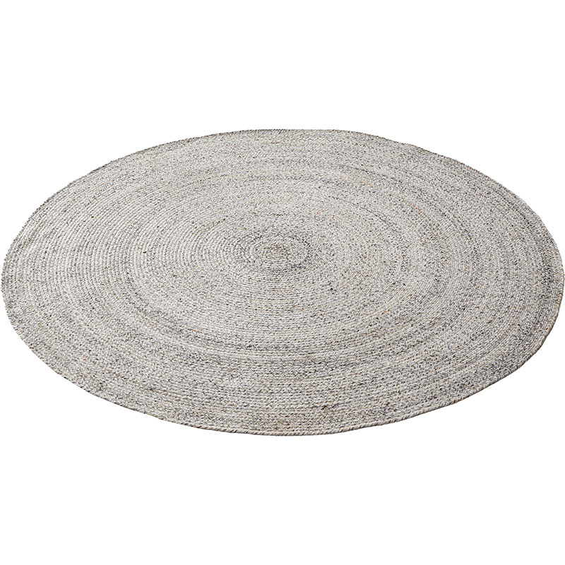 Tweed Indoor Outdoor Rug, 200 x 200cm, Warm Grey-1