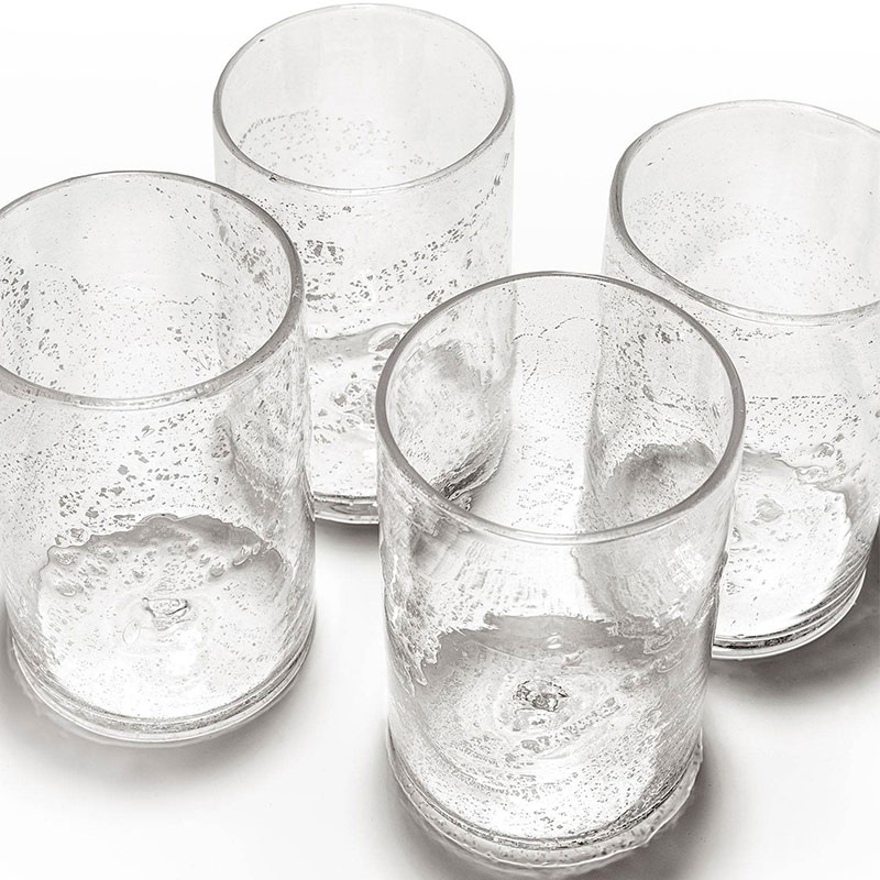 MOLTEN 1090 Set of 2 FLECK Tumblers, H12cm, Silver-2