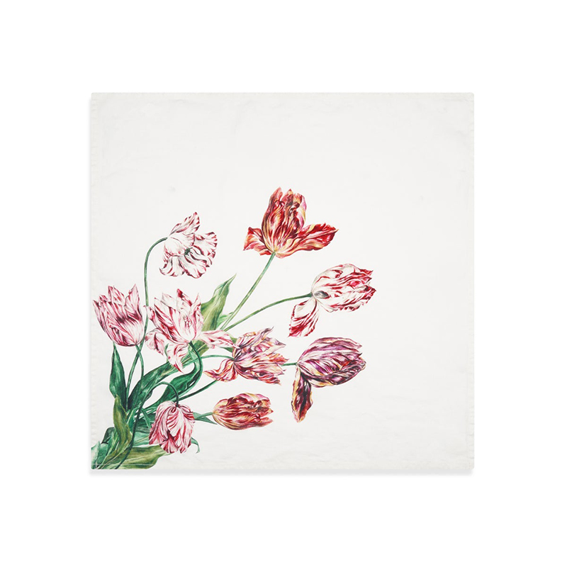 Tulip Napkin, L50 x 50cm, Pink-0