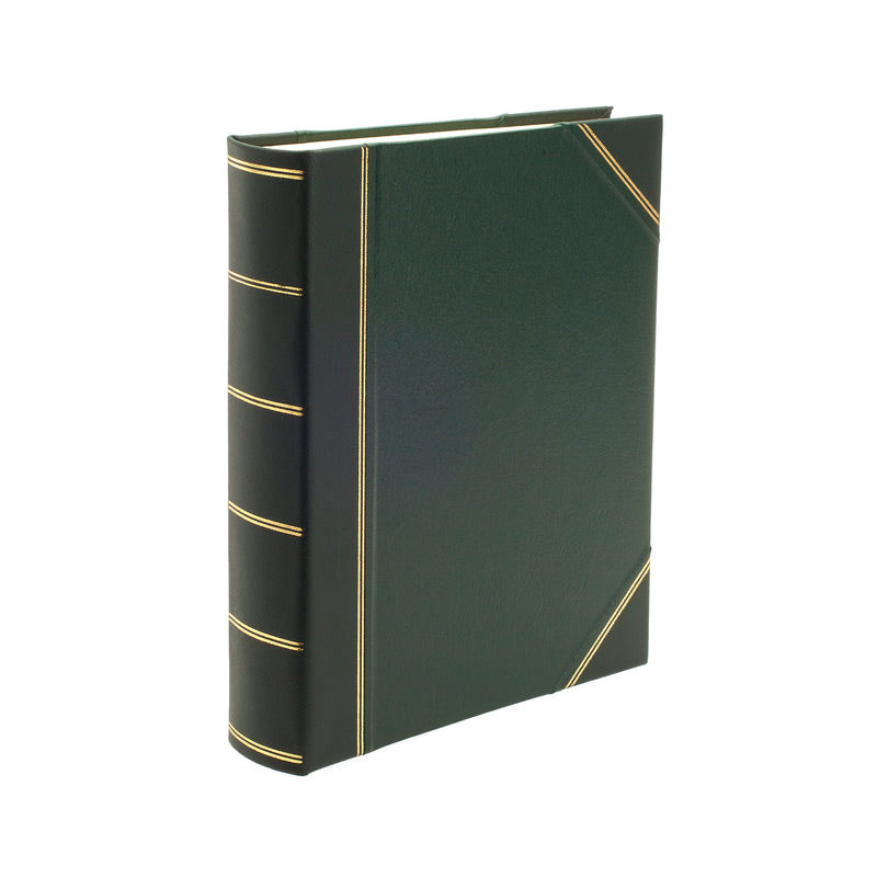 Original Portrait Half Bound Photo Album, 24 x 31cm, Green-0