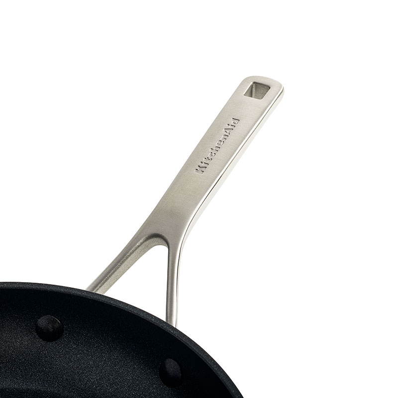 Forged Hardened Aluminium - Ceramic Non-Stick Saute Pan, 28cm, Black-8