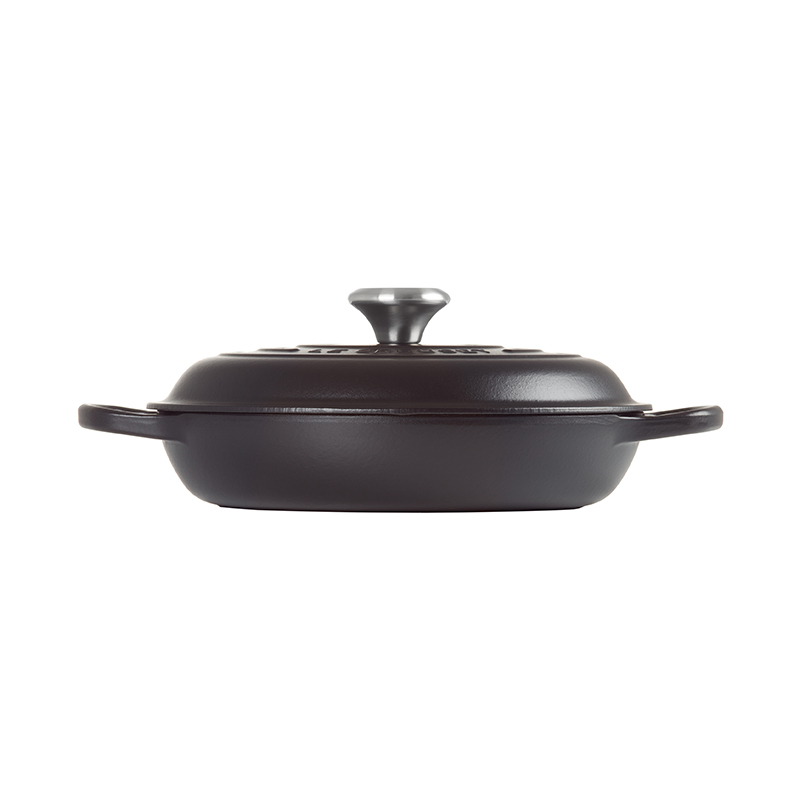 Signature Cast Iron Shallow casserole, 26cm - 2 litre, Satin Black-4