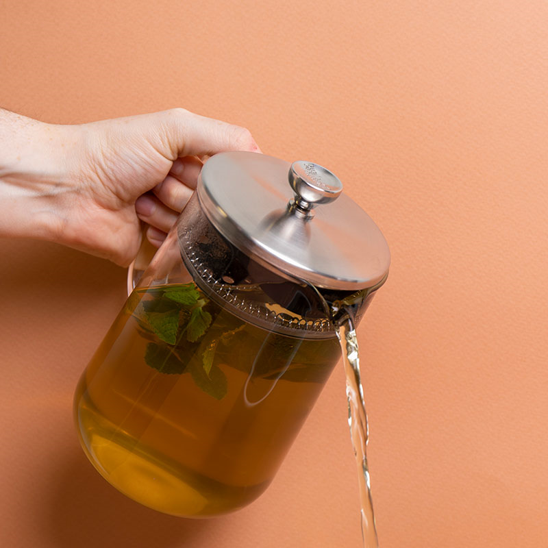 Loose Leaf Teapot 4 Cup Glass-2