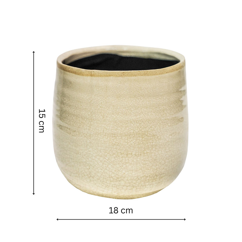 Como Pot, D18cm, Ivory-4