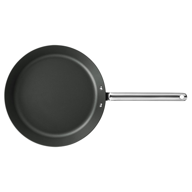 Iron Frying Pan In Sleeve, 30cm, Black-1