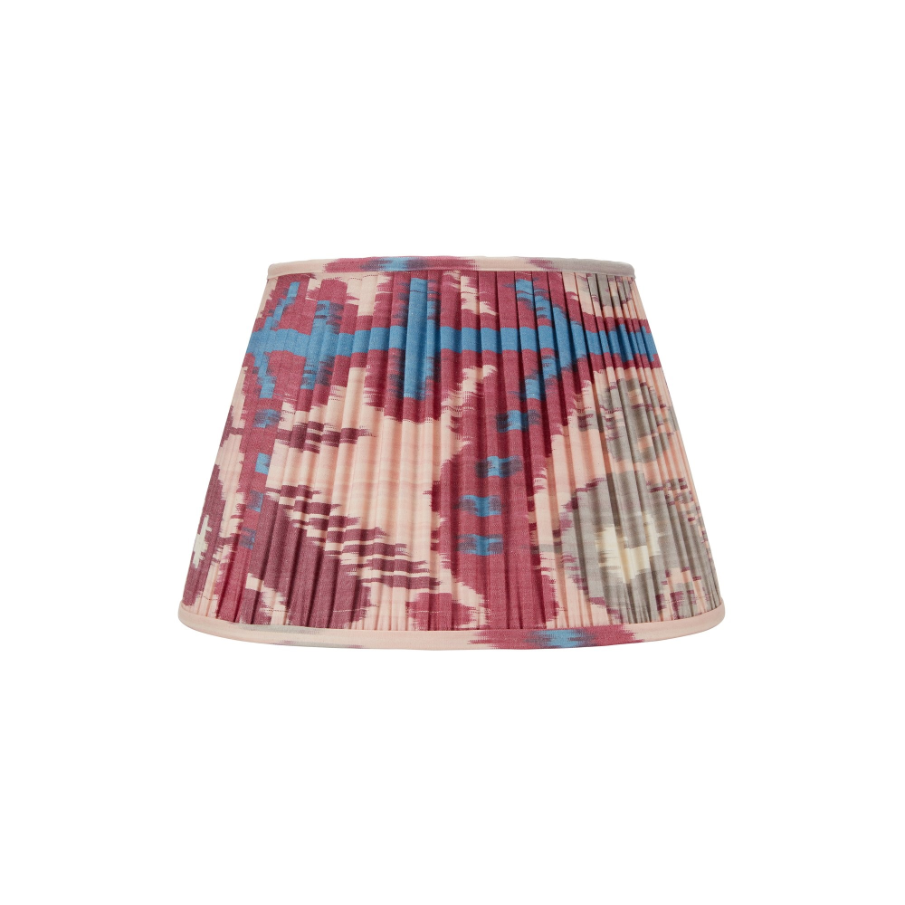 Ikat Lampshade, H55 x W35 x D35cm, Pink And Fuchsia-1