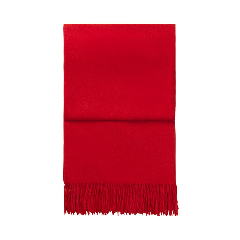 Classic Throw, H200cm x W130cm, Red-0