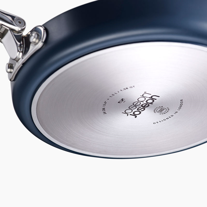 Space Folding Frying Pan, 24cm, Midnight Blue-12