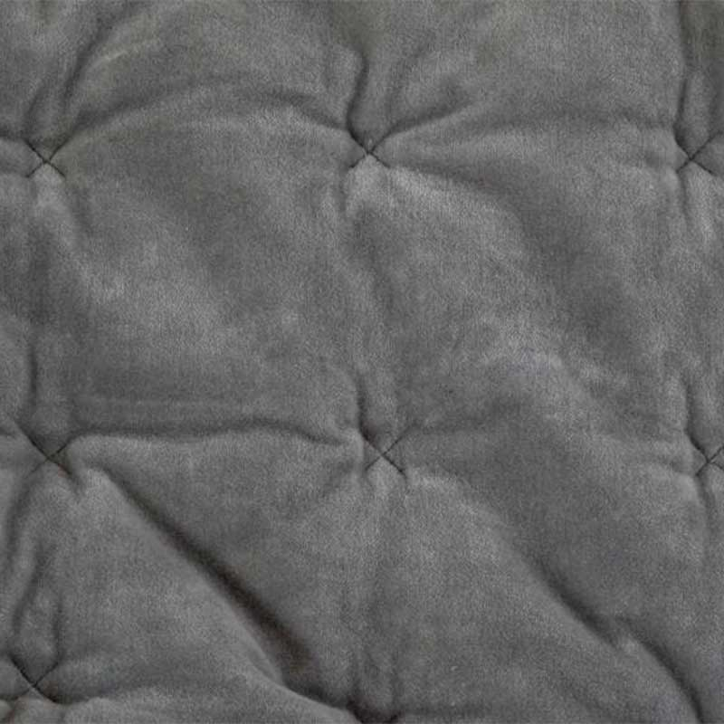 Velvet Double / King Quilt, Grey-2