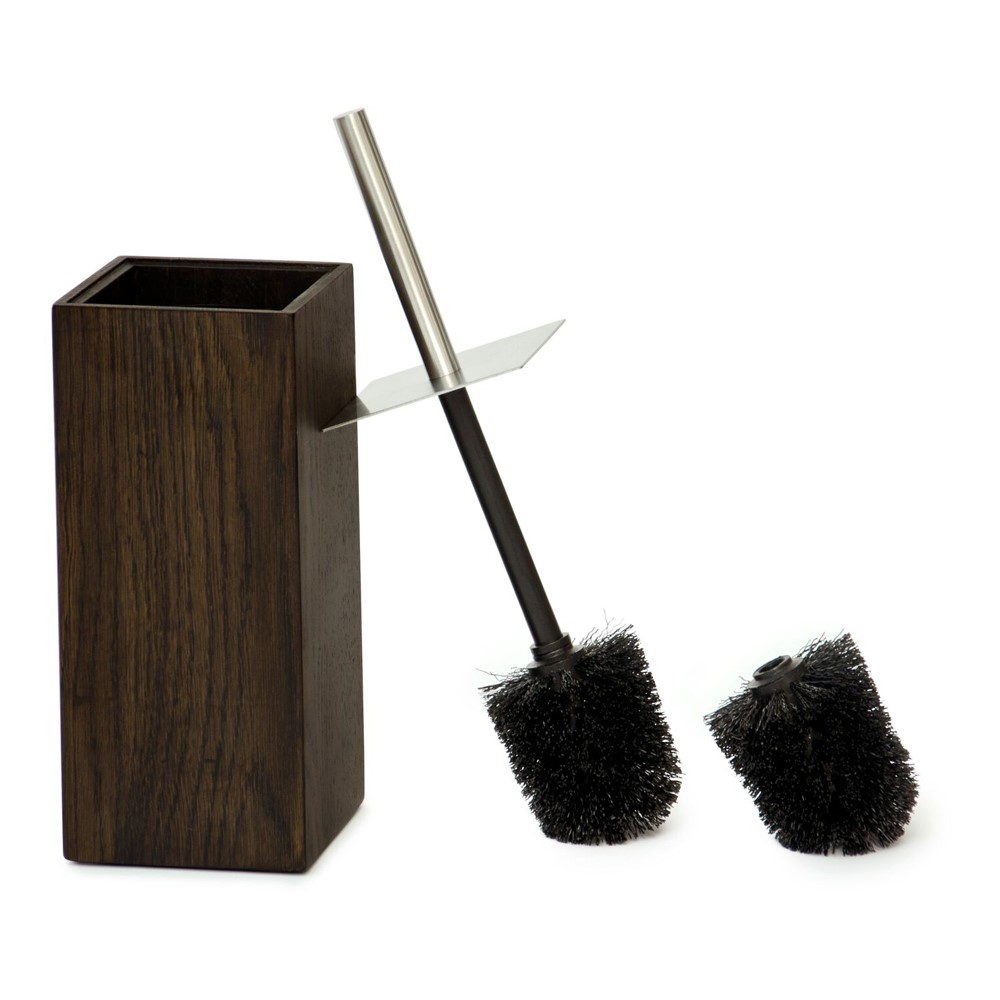 Mezza Loo brush, H39 x W11 x D11cm, Dark Brown-2