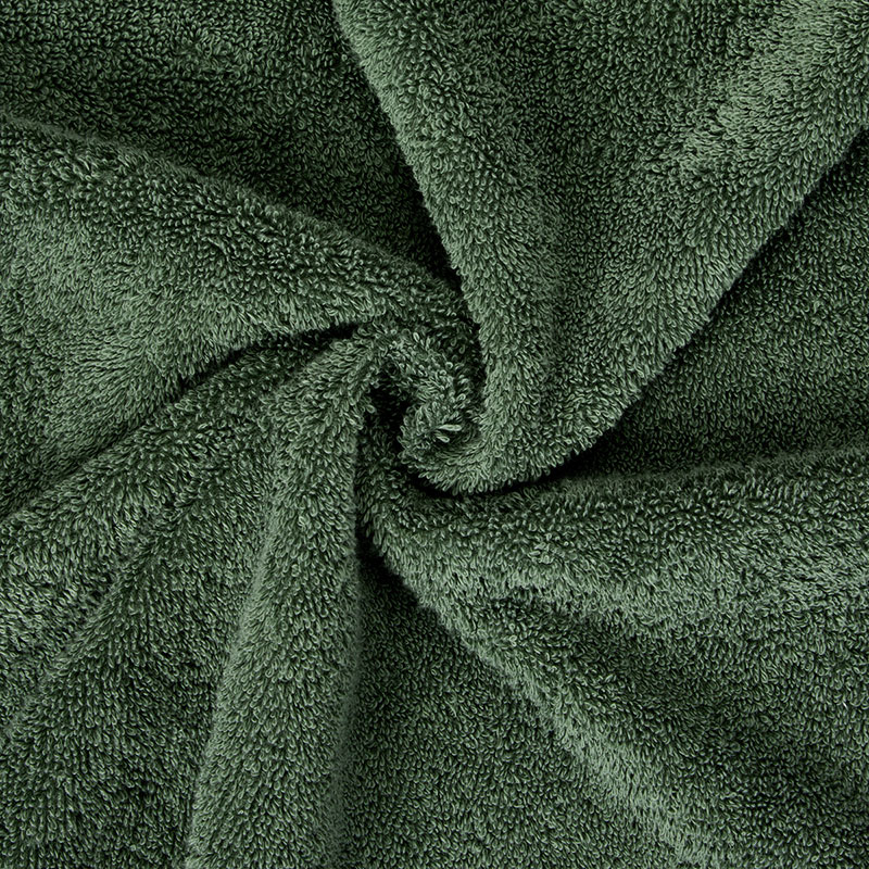 Plain Organic Cotton Bath Towel, Elm Green-2