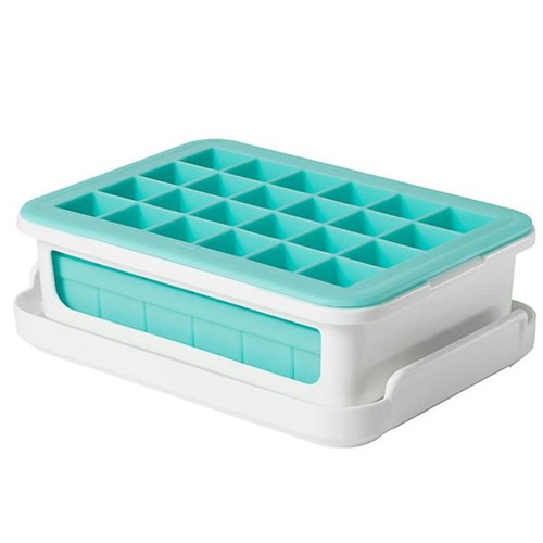 Covered silicone ice cube tray - cocktail cubes-0