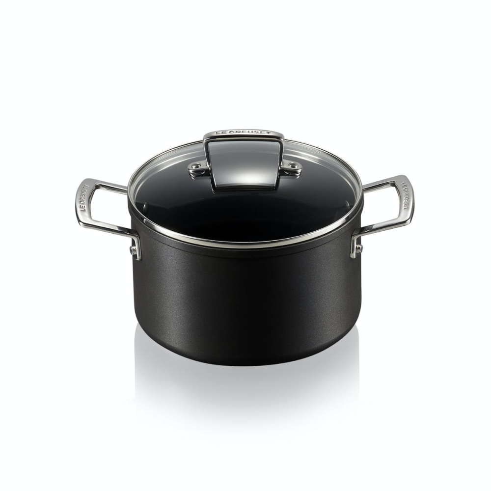 Toughened Non-Stick Casserole, 20cm=-0