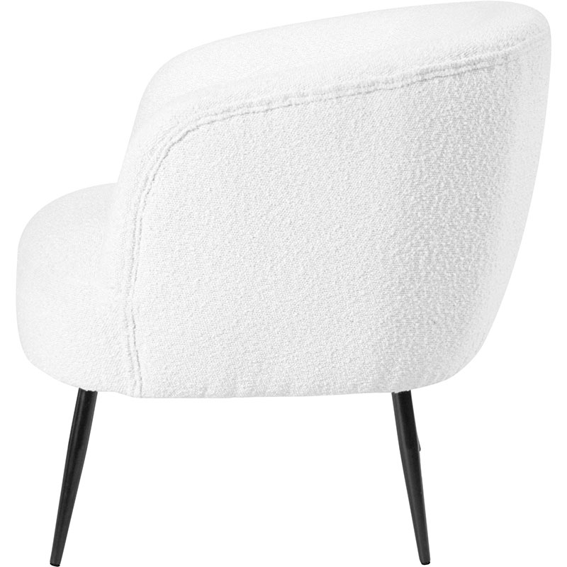 Siena Boucle Accent Chair, White-5