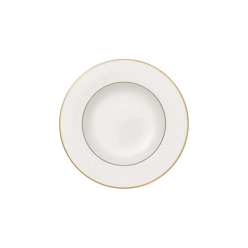 Anmut Gold Soup plate, D24.5cm, white/gold-0