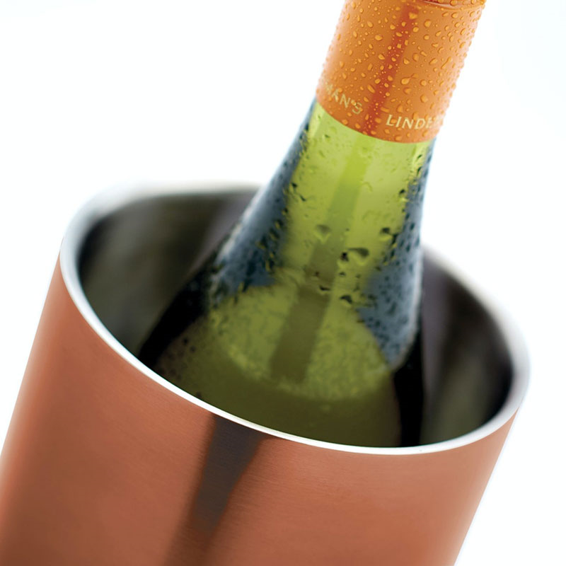 Wine cooler, Double Walled Copper Finish-3