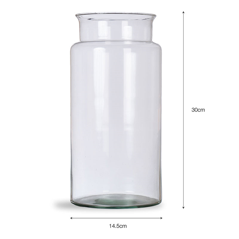 Broadwell Vase, H30cm, Clear-4