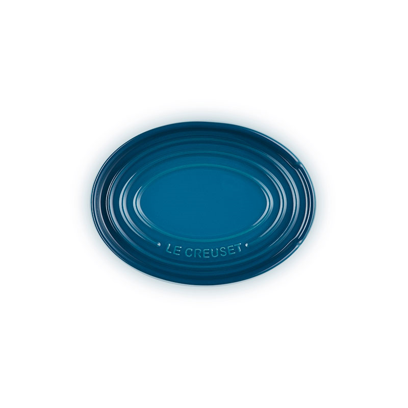 Oval Spoon Rest, Deep Teal-3