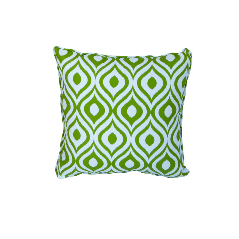 Scatter Cushion, 45 x 45cm, Green Pattern-1