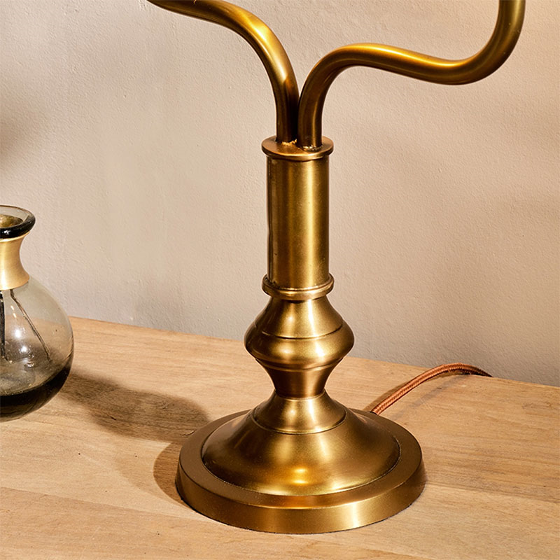 Ulani Vintage Desk Lamp, H34.5cm, Antique Brass-3