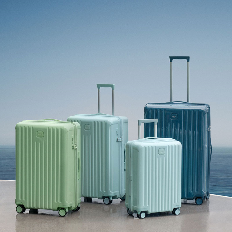 Positano Carry-on Trolley Suitcase, H55 x W23 x L38xcm, Light Blue-12