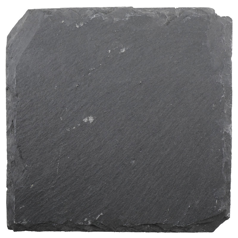 Set of 4 coasters, 10cm, slate-1