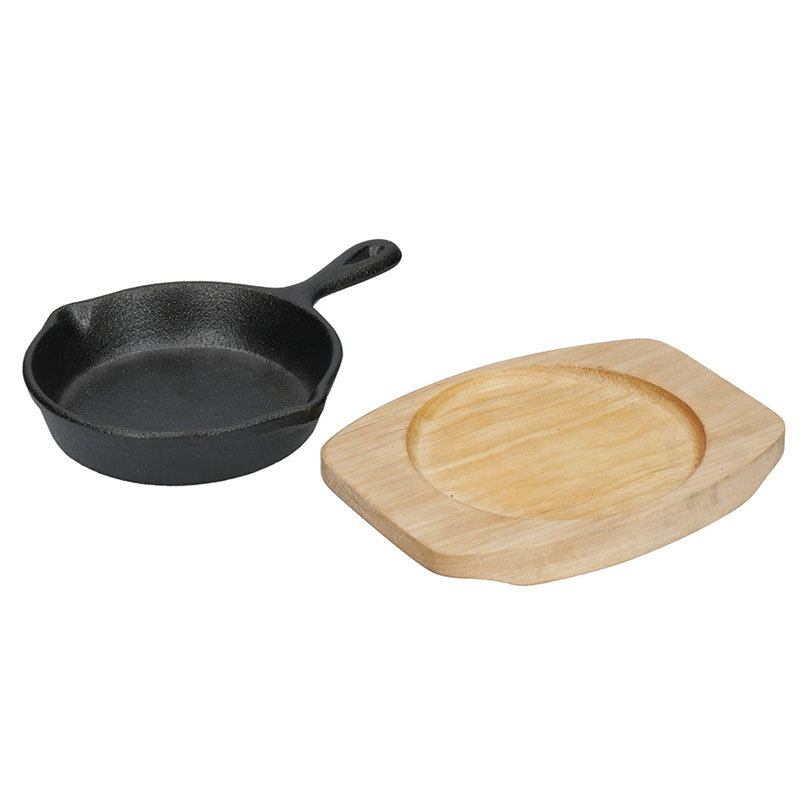 Mini frying pan, 11.5 x 16cm, Cast Iron-4