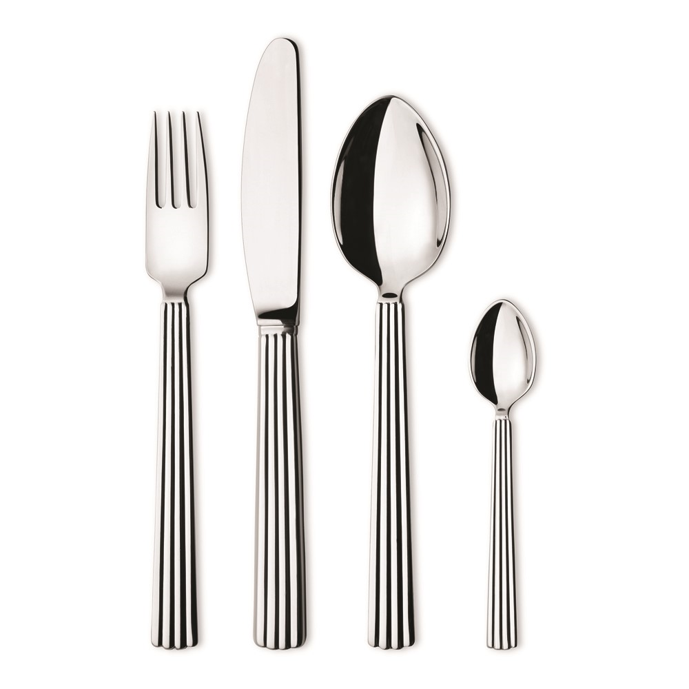 Bernadotte 24 piece cutlery set, Mirror Polished Stainless Steel-0