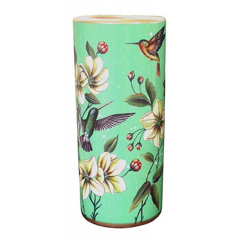 Humming Birds Umbrella Stand, H45cm, Green-0