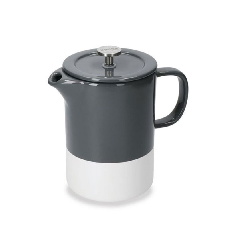 Barcelona Ceramic Cafetière, 850ml, Cool Grey-0