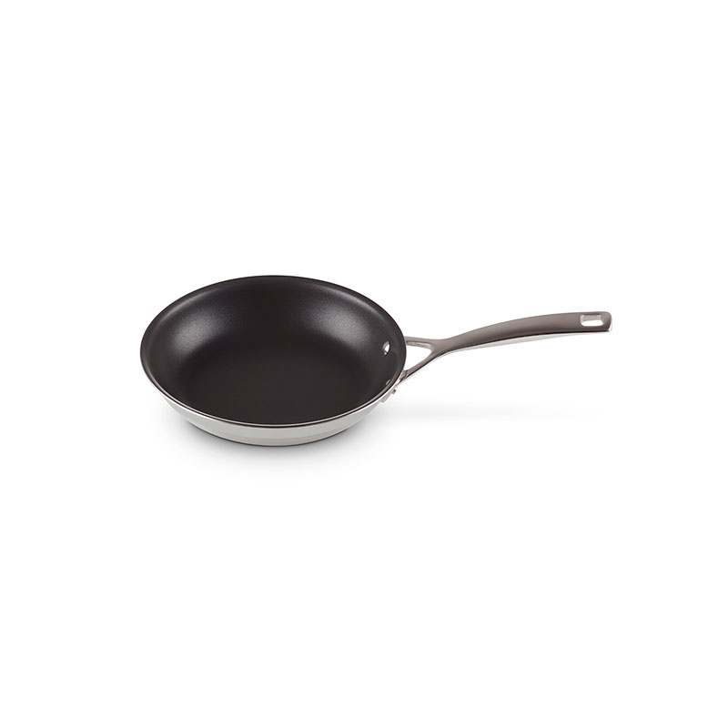 Classic 3-ply Non-Stick Omelette Pan, 20cm, Stainless Steel-0