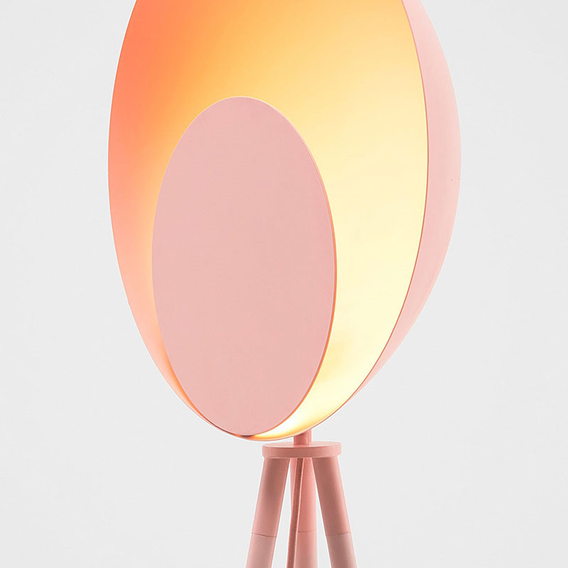 Diffuser Floor Lamp, H159cm, Pink-9