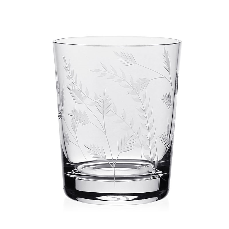 Daisy B Tumbler Double Old Fashioned Glass, 360ml, Clear-0