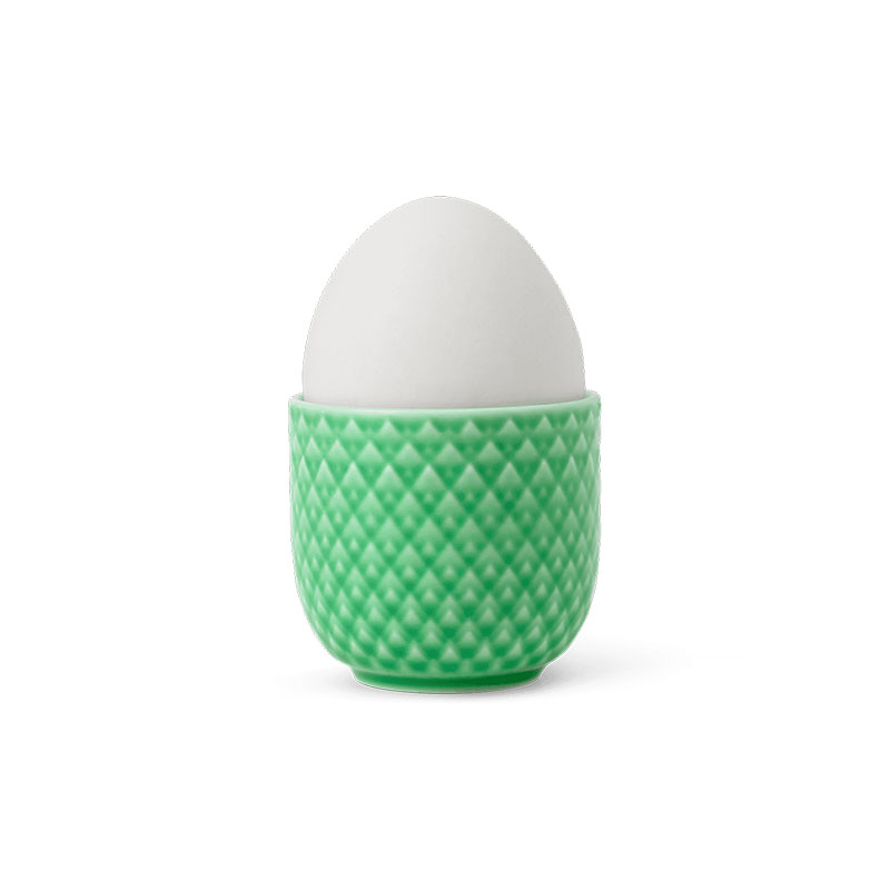 Rhombe Egg Cup, D5 x H4.5cm, Green-2