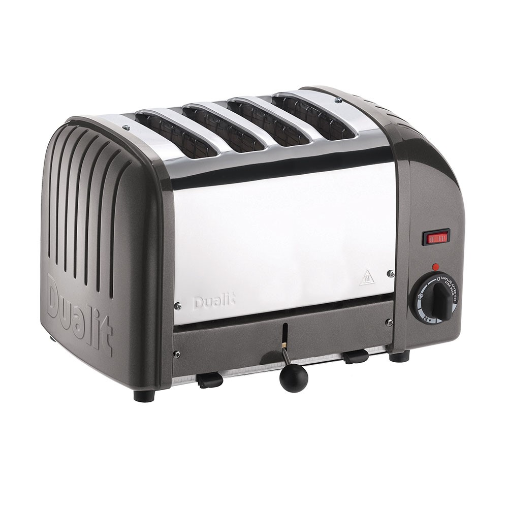 Classic Vario 4 slot toaster, metallic charcoal-0