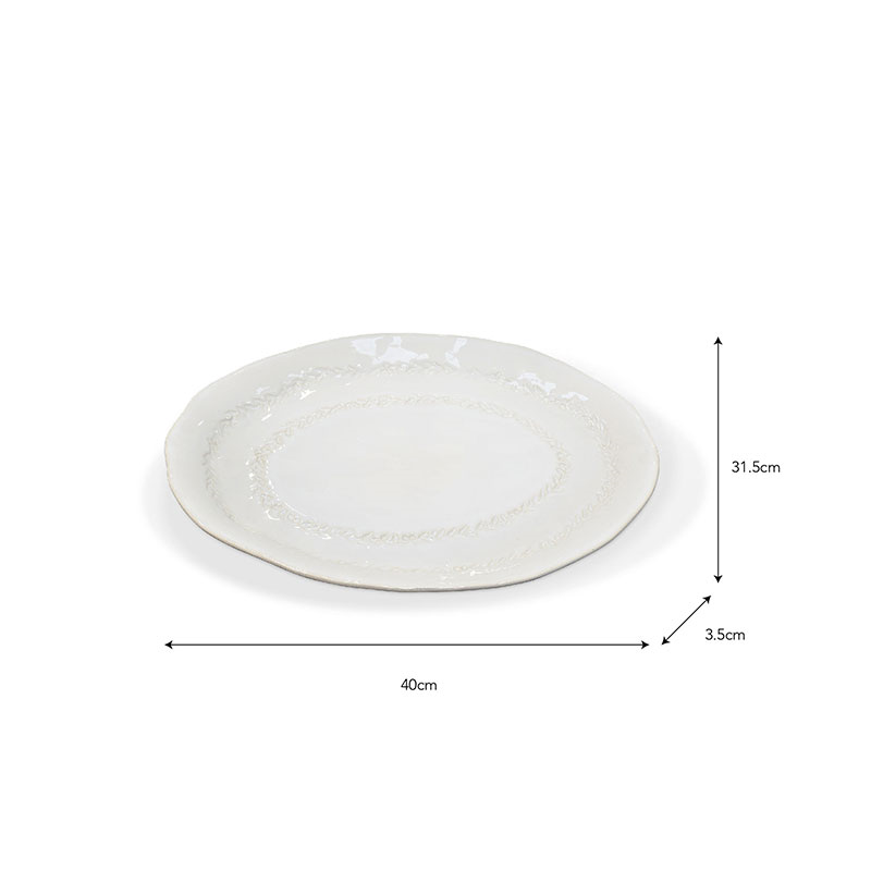 Overton Platter, White-3