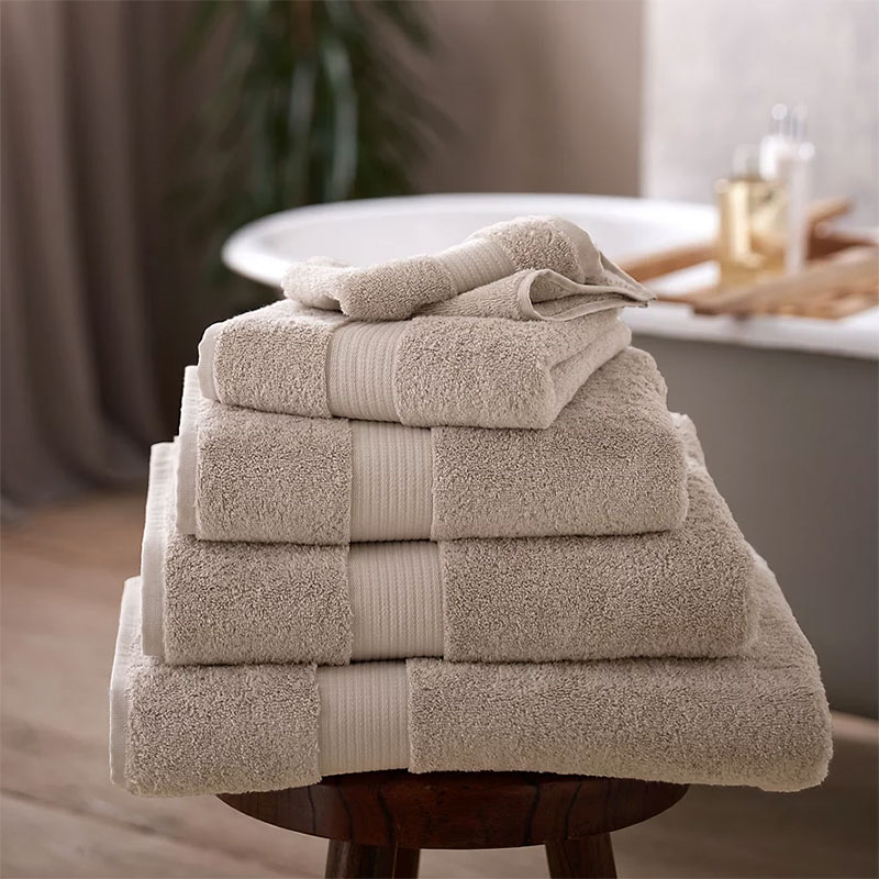 Egyptian Cotton Large Bath Mat, 70 x 110cm, Feather Grey-0