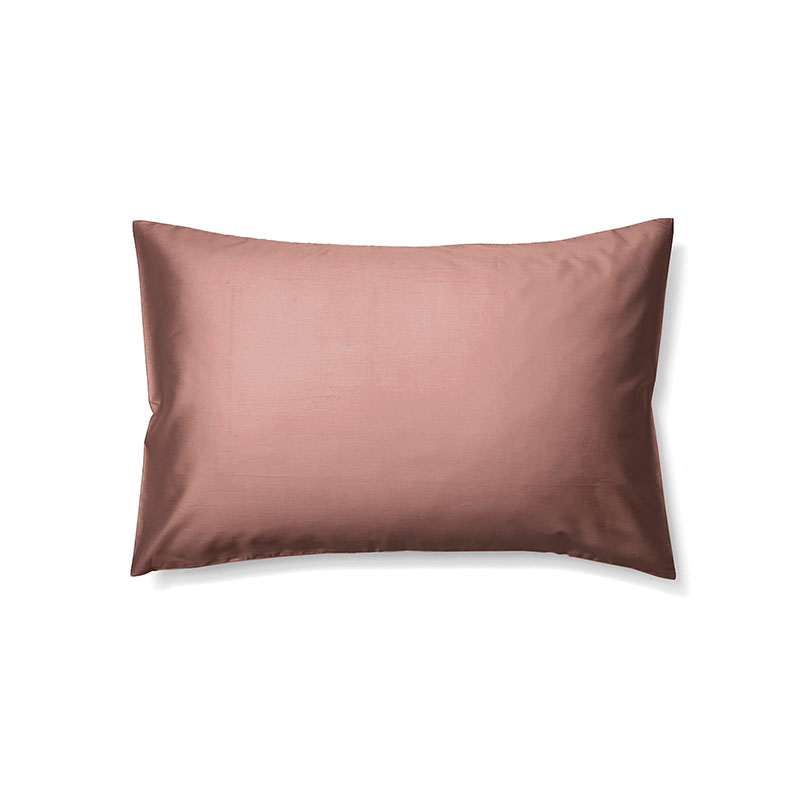 Luxe Cotton Pair of Standard Pillowcases, Rust-4