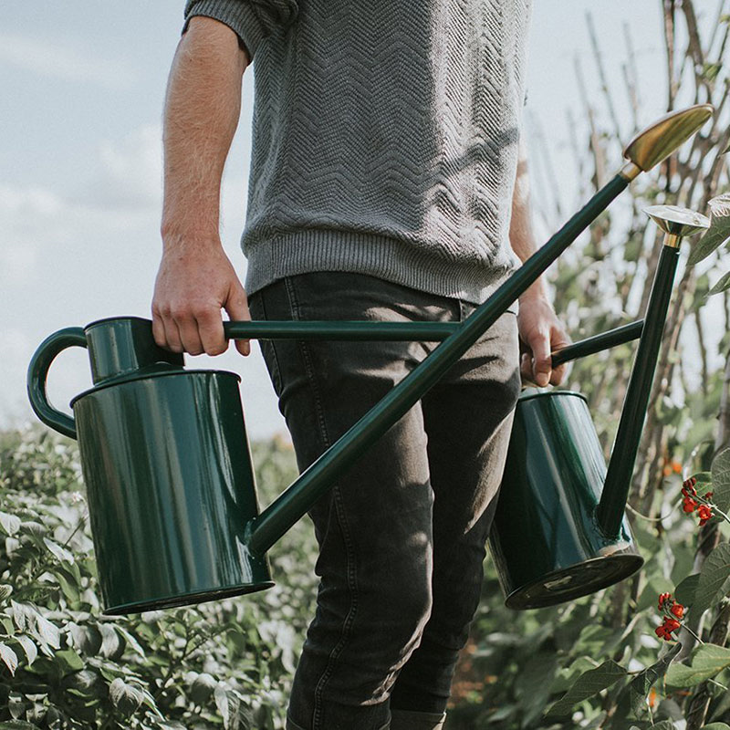 The Warley Fall Watering Can, 2 Gallons, Graphite-2