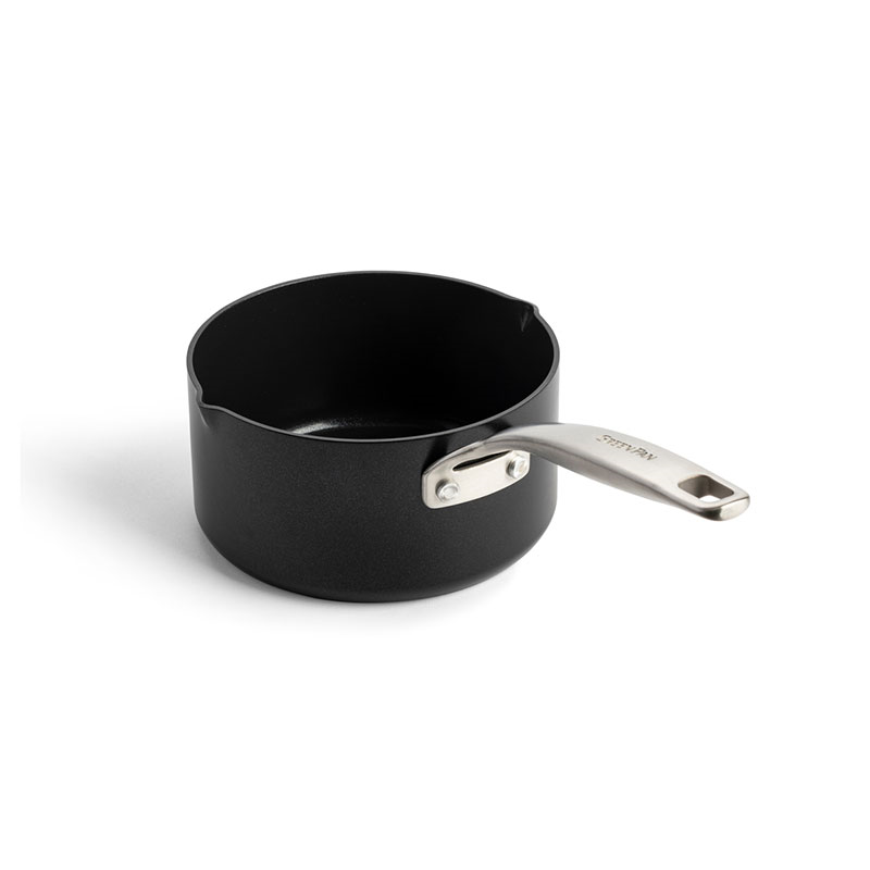 Copenhagen Non-Stick Saucepan, 16, Black-0