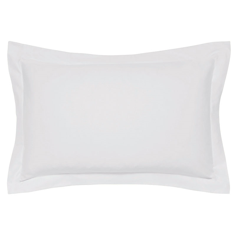 Bob Plain Dye Oxford Pillowcase, Silver-0