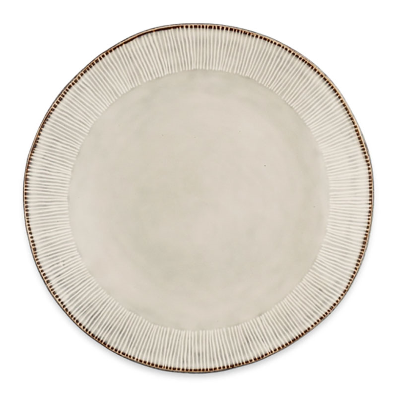 Malia 12 Piece Dinner Set, Cream-4