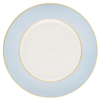 Sous Le Soleil Bread Plate, D16.5cm, Matt Gold Classic Ice Blue-0