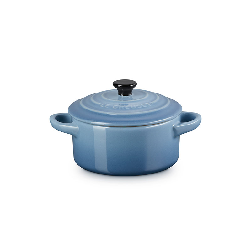 Stoneware Petite Round Casserole, 10cm, Chambray-0