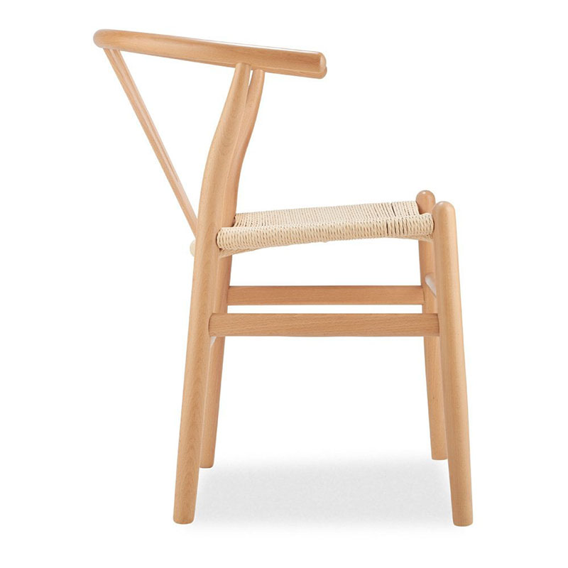 Wishbone chair, H77.5 x W56 x D54cm, Natural-2